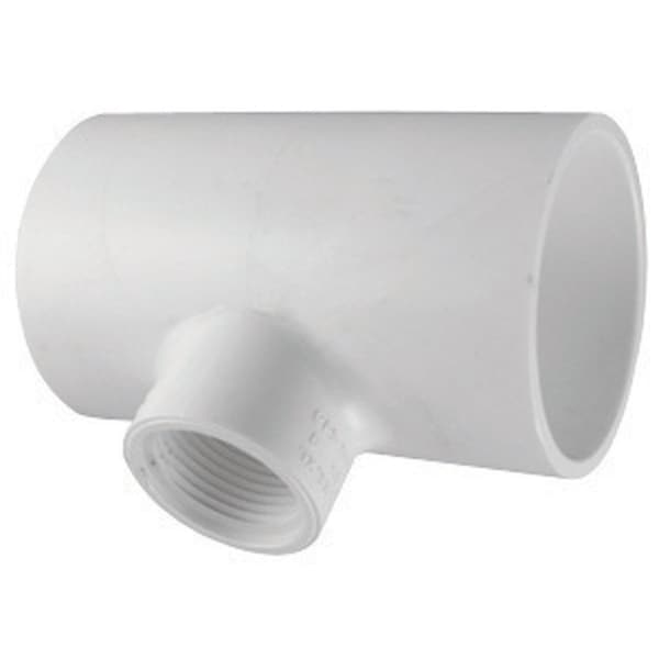 Charlotte Pipe And Foundry Charlotte Pipe Schedule 40 3/4 in. Slip X 1-1/4 in. D Slip PVC Reducing Tee 1 pk PVC 02401 3800 - main